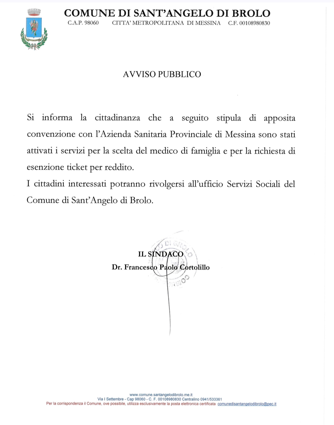 Immagine Attivo il servizio per scelta medico e esenzione ticket