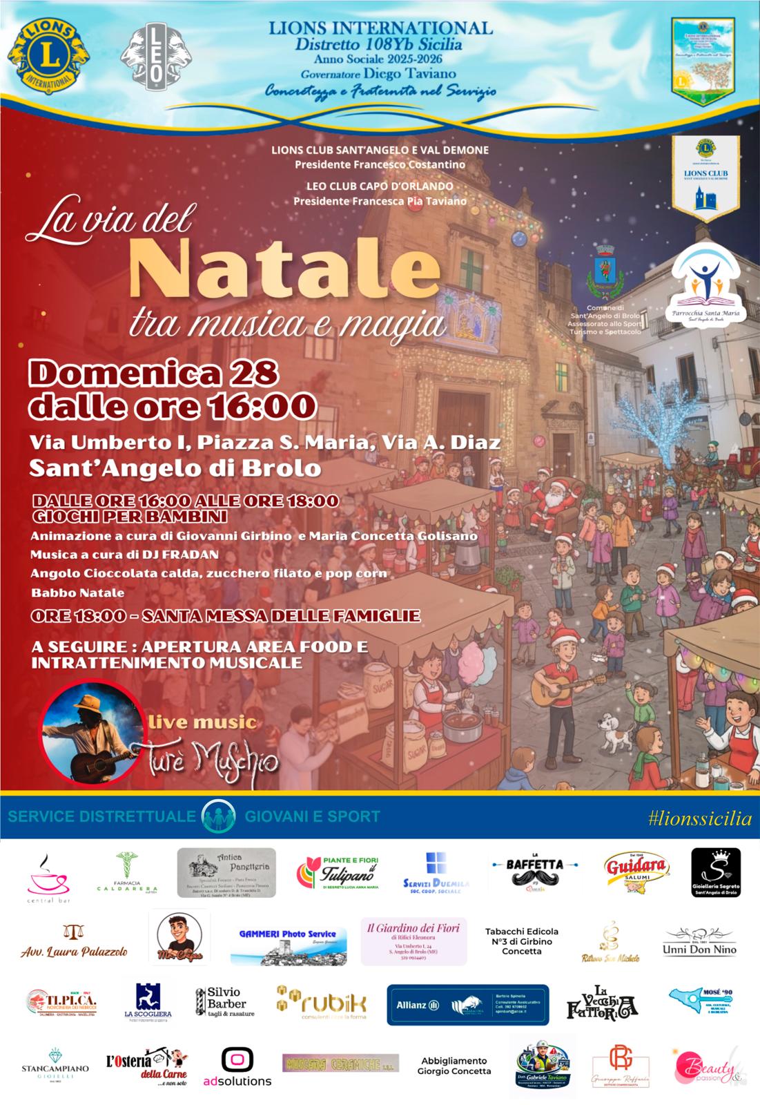 La via del Natale tra musica e magia