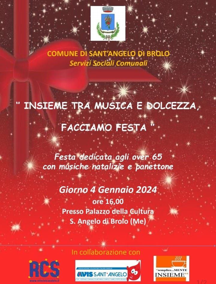 Festa "Insieme tra musica e dolcezza, facciamo festa"
