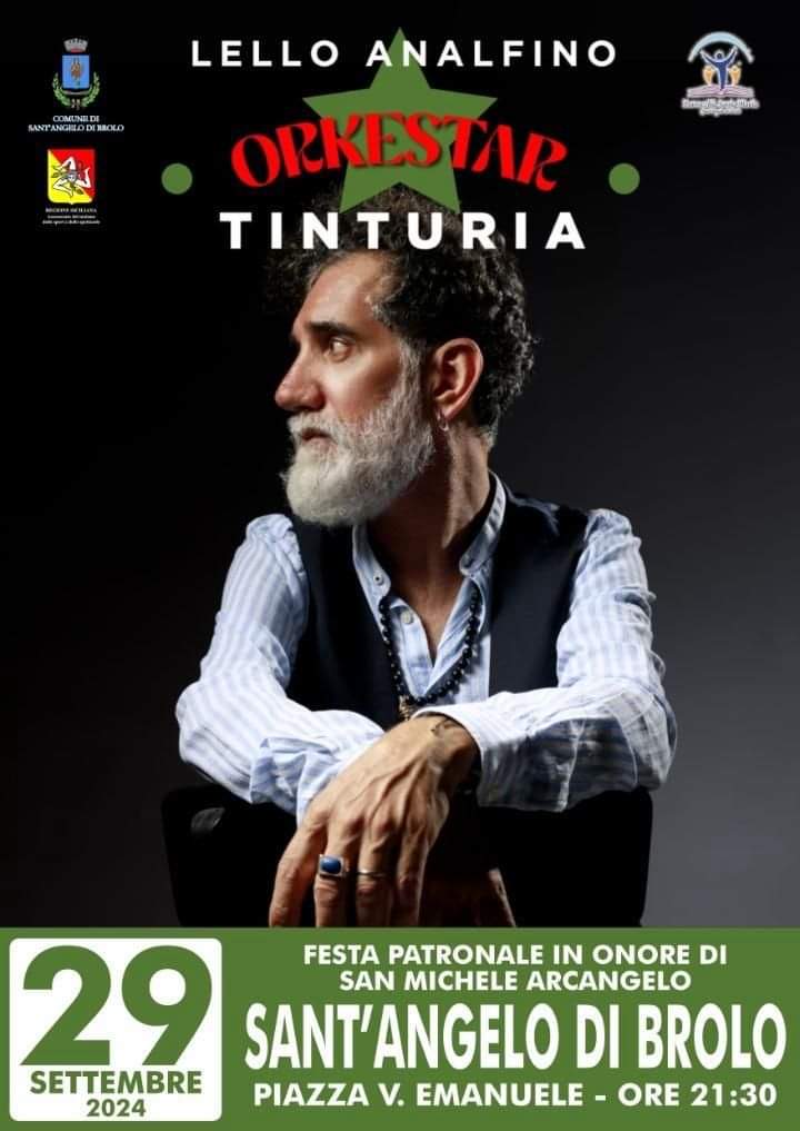 Tinturia in concerto con Lello Analfino - 29 settembre 2024