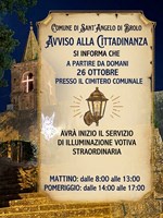 Immagine Illuminazione votiva straordinaria e riscossione canone lampada votiva