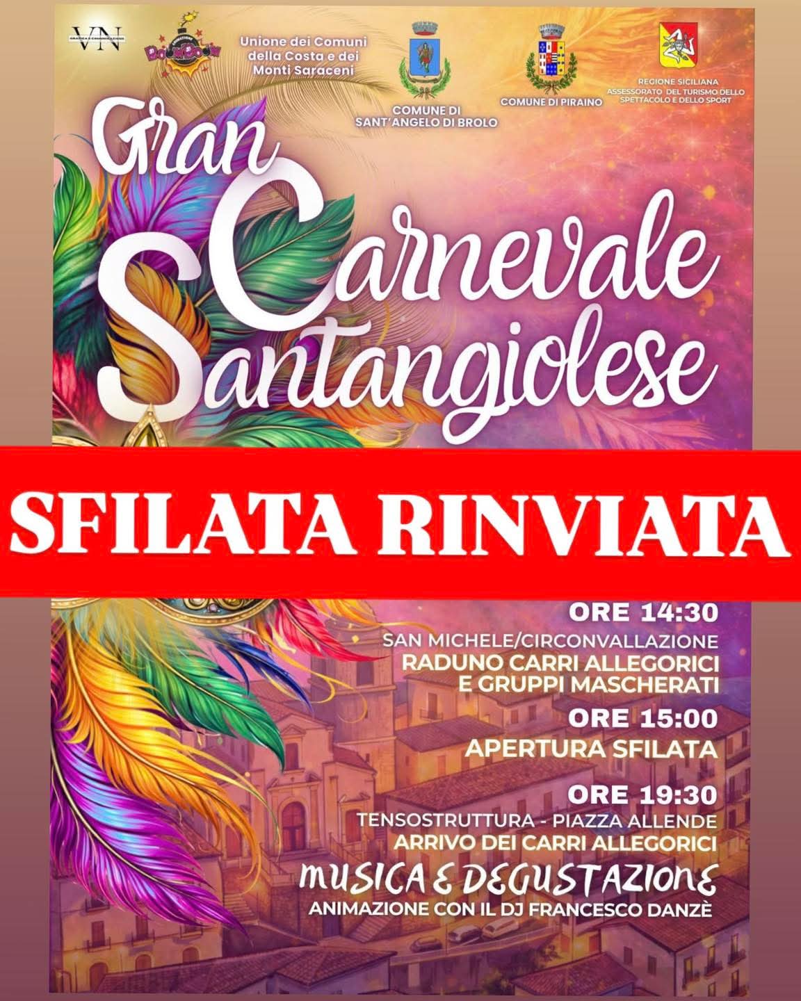 Immagine Sfilata rinviata